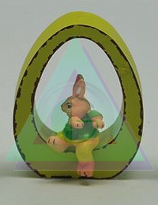 Veľkonočná dekorácia vajíčko so zajkom