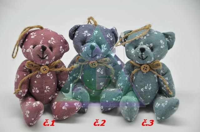 Dekorácia vintage macko variant č.1,2,3