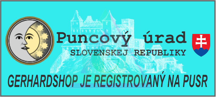 Tento eshop je registrovaný puncovým úradom SR