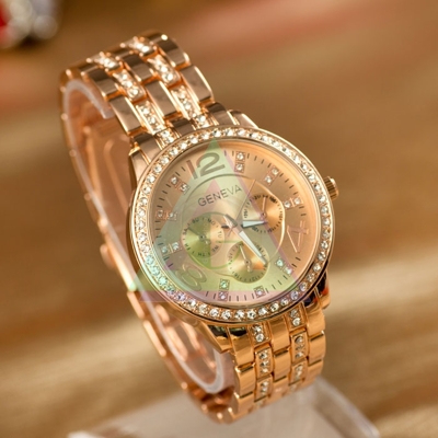 Elegantné hodinky Geneva diamonds